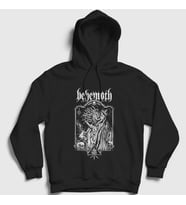 Presmono Unisex Siyah Snakes V2 Behemoth Kapüşonlu Sweatshirt 388378tt