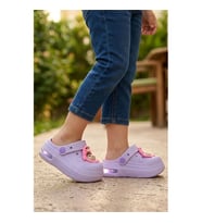 Walkway 2316 B-P Saks Mavi Unisex Çocuk Sabo Terlik