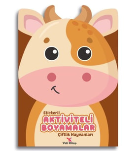 Stickerli Aktivite ve Boyamalar Çiftlik Hayvanları