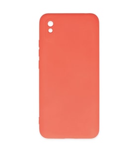Xiaomi Redmi 9a Kılıf Nano İçi Kadife Silikon - Turuncu