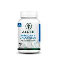 Algee Spirulina & Chlorella Kapsül – 500 mg x 90 Kapsül