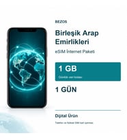 Northcity Birleşik Arap Emirlikleri eSIM İnternet Paketi Günlük 1 GB 1 Gün