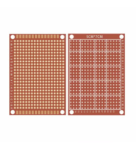 5x7cm Pertinaks Proto Pcb 18x24=432 Adet Bakır Delik 2.54mm