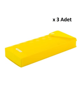Bigpoint Kutu Kalemlik Sarı x 3 Adet