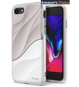 Ringke Wave iPhone 7/8 ile Uyumlu KIlıf Gray White
