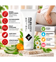 Piles Krem Bitkisel İçerikli Cilt Bakım ve Nemlendirme Kremi