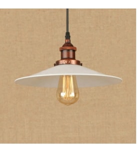 RİOLİGHT RETRO TEKLİ METAL SARKIT ÇAP: 38CM (Siyah)