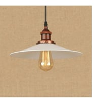 RİOLİGHT RETRO TEKLİ METAL SARKIT ÇAP: 38CM (Siyah)
