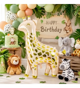 Baby Zürafa Folyo Balon 34 İnç Doğum Günü Baby Shower Parti Süsü