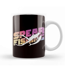 Spearfishing Spearfisher Underwater Speargun Freedive Spear Kupa Bardak Porselen