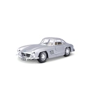 Efsanevi Tasarımın Minyatür Versiyonu: 1954 Mercedes Benz 300 SL Model (Gri)