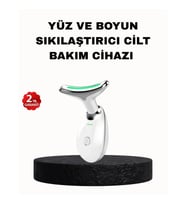 Mey İthalat® EMS Mikro Akım Yüz ve Boyun Sıkılaştırıcı Cihaz 7000 VPM Titreşim Isı Terapili