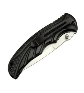 Handsome 451 Gri Kamp Çakı 21cm - Yarı Otomatik, Kemerlikli