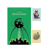 Dünyalar Savaşı - Wells 9786053757412 Ithaki Yayınları - Not Defterli Seti (Renksiz)