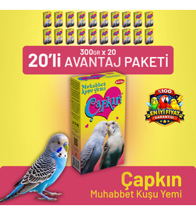 Çapkın Muhabbet Kuşu Yemi - 20 Adet