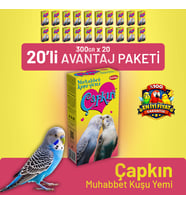 Çapkın Muhabbet Kuşu Yemi - 20 Adet