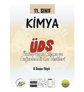 Pano Yayınları 11. Sınıf Kimya Ünite Değerlendirme S.
