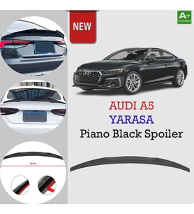 Audi A5 Bagaj Üstü Spoiler Siyah Boyalı Yarasa 2017 Sonrası