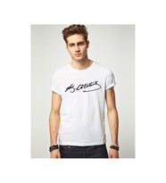 Siyah Beyaz K.Atatürk İmza BeyazTshirt