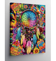 Kanvas Tablo Renkli Düş Kapanı Dreamcatcher