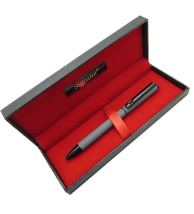 Signator® T414 Gri Tükenmez Kalem  İsme Özel Kalem  Hediyelik Kalem (Karışık)