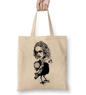 The Crow Face Bez Çanta Uzun Saplı