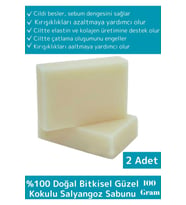Özel Doğal Üretim %100 Organik Bitkisel Güzel Kokulu Salyangoz Sabunu Tüm Vücut Cilt Sabunu 2li