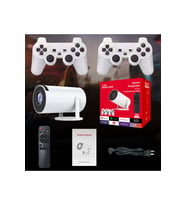 Hy300 Hd Projektör Filmler Android 11 Wifi 6 Mini Açık Taşınabilir Projeksiyon Akıllı Ev Sineması