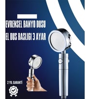 Dayanıklı Ve Ergonomik Tasarımlı Ayarlanabilir El Duş Başlığı