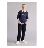 Defacto Pike Regular Pamuklu Fit Lacivert Erkek Çocuk Pantolon H5349A8/NV91