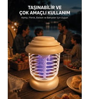 Askılı Tasarıma Sahip LED Aydınlatmalı Sinek Kovucu
