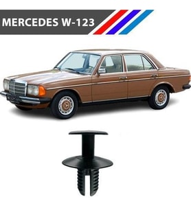 Mercedes W123 E Class Davlumbaz Klipsi 81471-911-992 M1700-7 25 Adet
