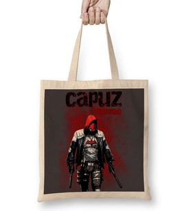 Capuz Vermelho Bez Çanta Uzun Saplı