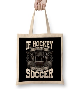 Funny Ice Hockey Because Murder Is Wrong Hockey Bez Çanta Uzun Saplı