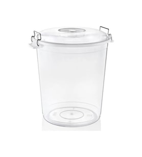 Plus Şeffaf Bakliyat Kovası 50 Litre Royaleks-ASD173