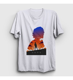Presmono Unisex Beyaz Paul Dune Film T-Shirt 422013tt