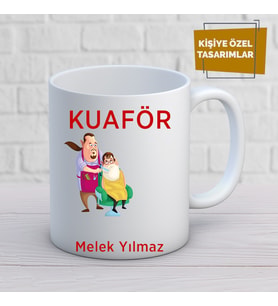 kuaför özel tasarım kupa bardak