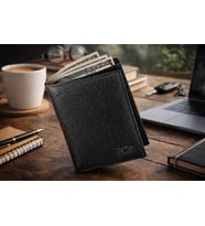 Legend Leather Diga 39 Hakiki Deri Dikey Erkek Cüzdan Kartlık (Siyah)