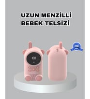 Şarjlı Bebek Telsizi Uzun Mesafe 22 Kanal Lcd Ekran Vox Modu 400 Mah