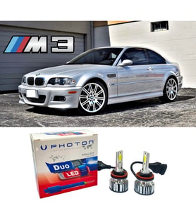 Bmw E46 Led Xenon Uzun Far Ampulü H7 Duo Yeni Seri Beyaz