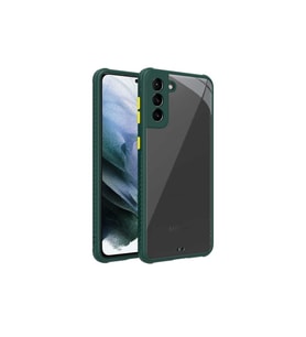 Samsung Galaxy S21 Plus Uyumlu Kılıf Zore Kaff Kapak (Koyu Yeşil)