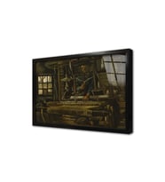 Van Gogh Çerçeveli Cam Tablo