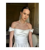 3 Sıra Beyaz İnci Kolye Gelin Düğün Nikah Takısı
