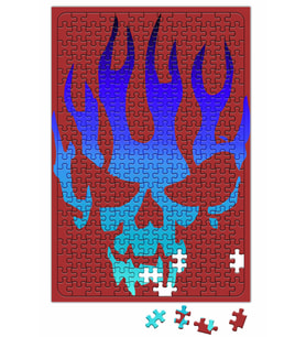 Skull Kuru Kafa Puzzle 240 Parça Yapboz