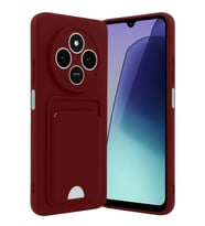 Redmi 14C Kelvin Kartvizitli Silikon - Bordo