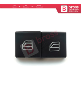 Mercedes W204 W212 S212 A207 C207 X204 W176 W246 C/ X117 X/ W166 X156 İçin 2X Cam Açma Düğme Kapağı