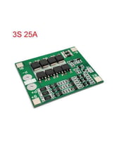 3S 25A 11,1V BMS Koruma Kartı Lityum Batarya 18650 Li-ion Lipo Protection Module