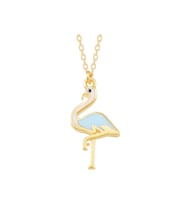 Gümüş Gold Flamingo Kadın Kolye CSR2185031