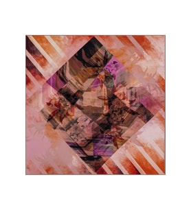 Bosphorus Çift Taraflı İpek Twill Eşarp 8836712-991