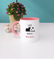 Sevimli Panda Kupa Bardak Pembe